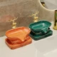 [Модная оранжевая+темно -зеленая] две мыльные коробки