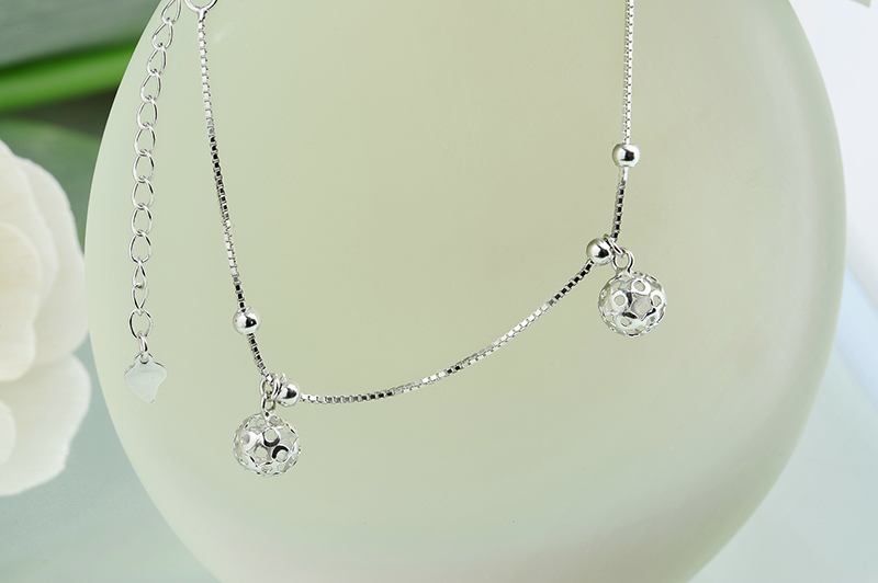 Chaine de cheville Femme en Argenterie - Ref 3104865 Image 16