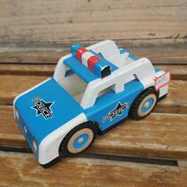  Wooden storage car model Wooden master car nostalgic wooden car defect sample workshop