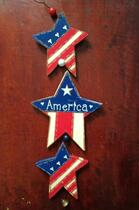 Foreign trade Process samples imperfections handling clear description of wooden vertical bar Stars Letter Pendant