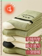 Winter socks women's mid-tube towel pure cotton terry postpartum warm stockings plus velvet autumn and winter style thickened confinement floor