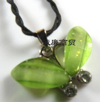 Glass jewelry green butterfly jyg93480072