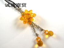 Glass jewelry orange sun flower jyg93480144