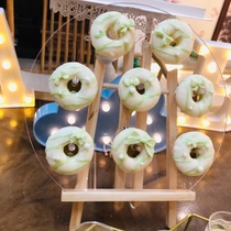 Donuts display board wedding dessert table decoration bakery products display cake shop creative table acrylic