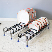 304 stainless steel adjustable bowl rack Rice bowl Shaped bowl dish storage small bowl rack Drain drawer cabinet