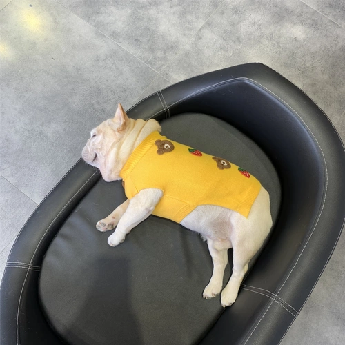 Демисезонный морковный трикотажный свитер без рукавов