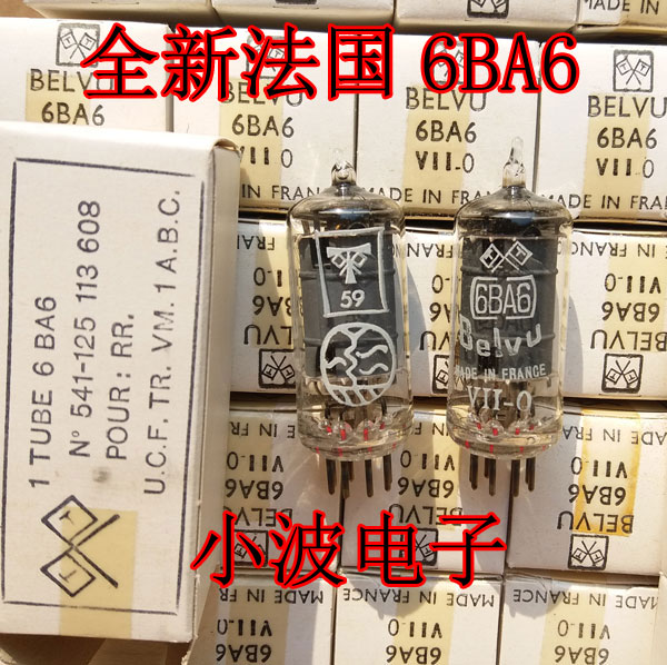 New BELVU France 6BA6 tube generation EF93 6k4 5749 tube single price
