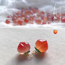 Salt source candy Manauti slip peach apple strawberry cherry hand - slip pendant fruit series
