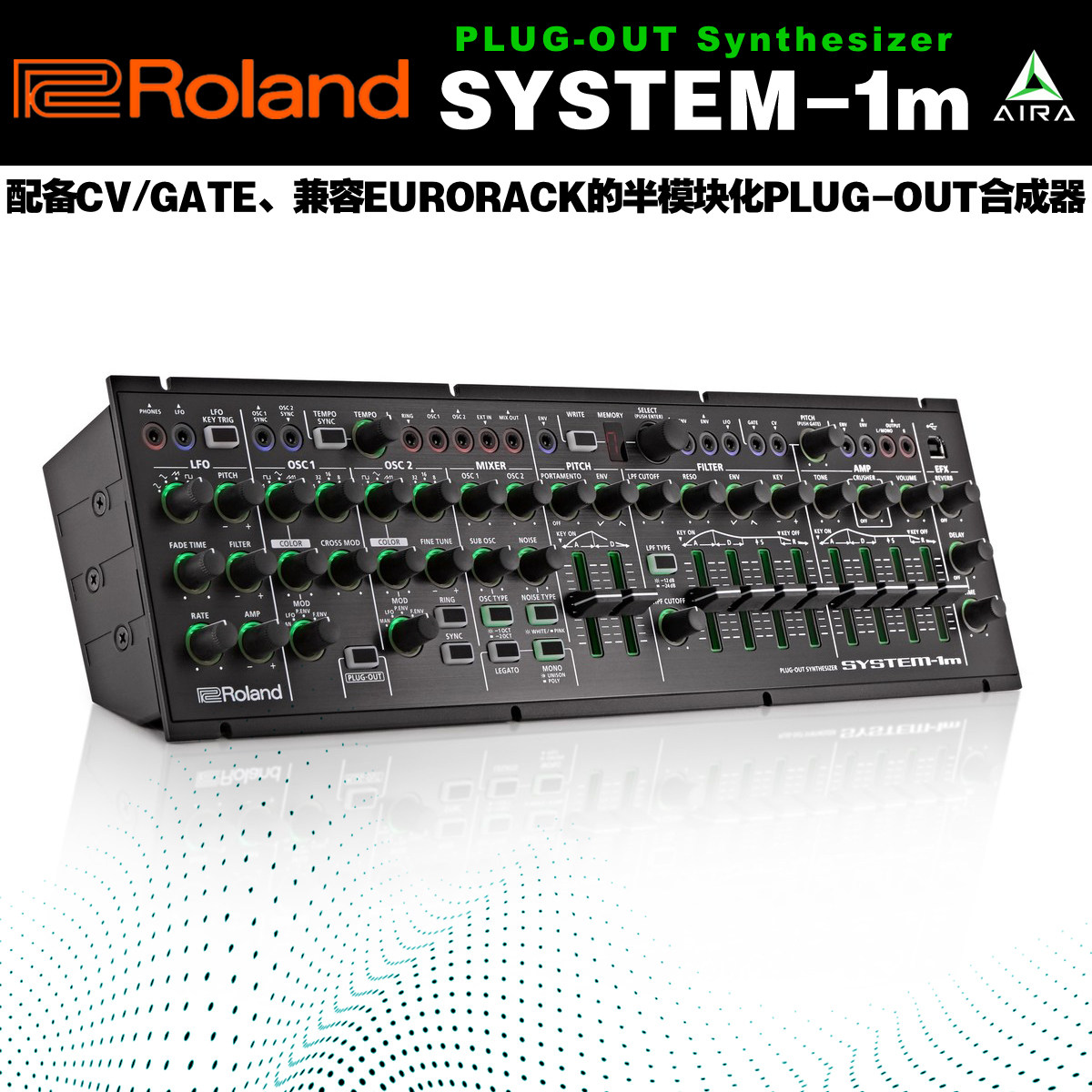 Roland Roland AIRA simulates the EURO RACK module PLUG-OUT functional synthesizer SYSTEM-1M