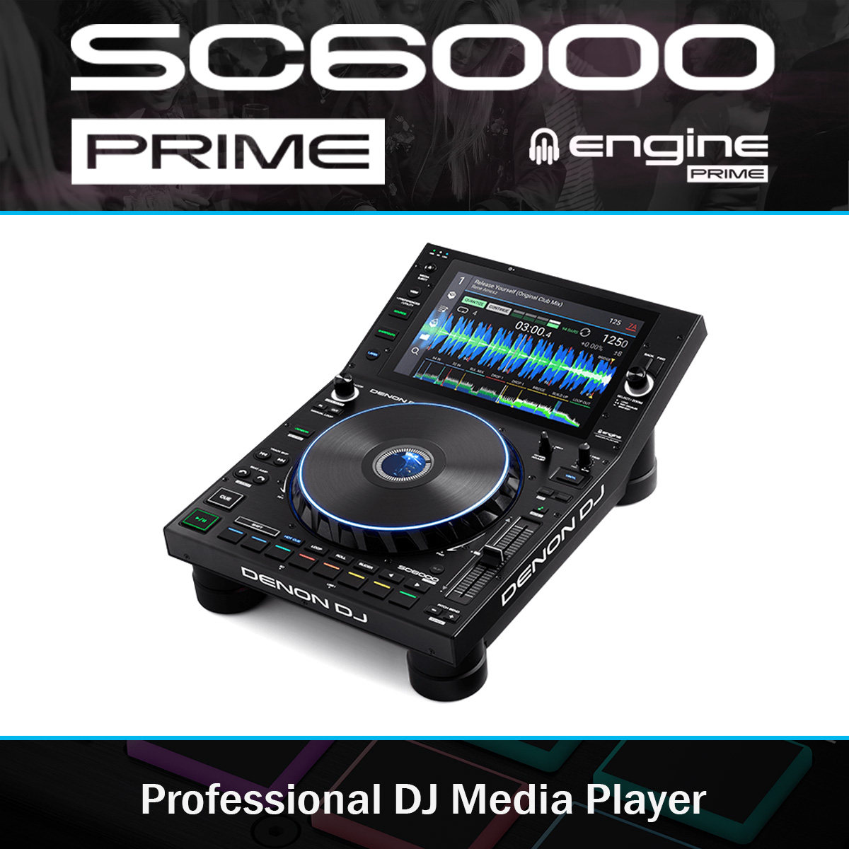 DENON Tianlong SC6000 multi media player CDJ3000 peer bar flagship DJ controller high price-performance ratio