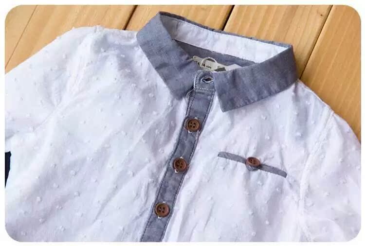 Chemise enfant à manche longue - Ref 2083581 Image 7