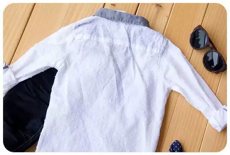 Chemise enfant à manche longue - Ref 2083581 Image 10