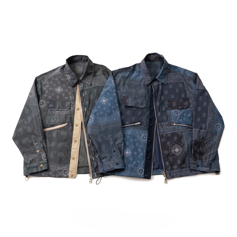 [Official Website Discount] Kapital Japa Pingtian Jacket Spring and Autumn Unisex Windbreaker Waterproof Floral Print