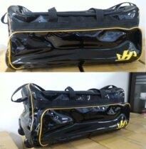 HATAKEYAMA HA large space large roller expedition tie rod bar base equipment bag Black X Gold