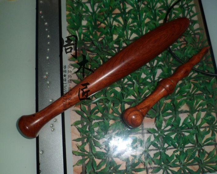 Brazilian Rosewood Mallet, Stick Head, Fitness Stick, Massage Stick, Special Wooden Mallet for Yi Jin Jing, Wooden Pestle, Wooden Shovel