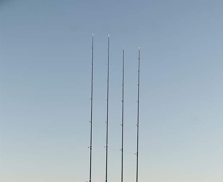 Дорожные суб -полюсный 慢摇铁板竿近海钓船钓竿实心碳素稍一节半直柄枪柄轻型船竿路亚竿 Rugged blade