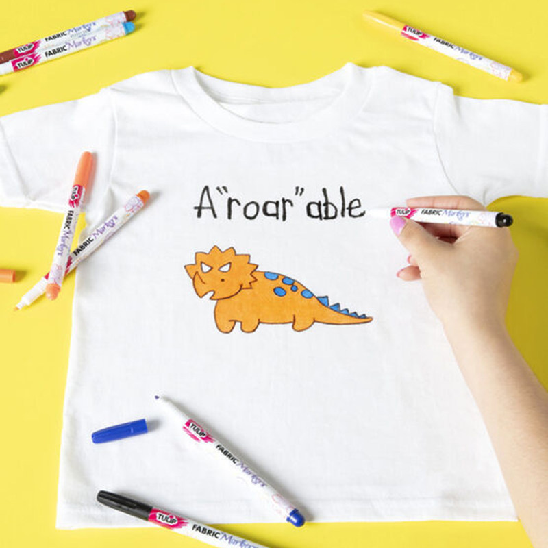 Permanent Color Watercolor Pen Paper Cloth Dual-use Art Graffiti Sap Shoes T-shirt Quick Dry Waterproof 20 Color Mark Pen 