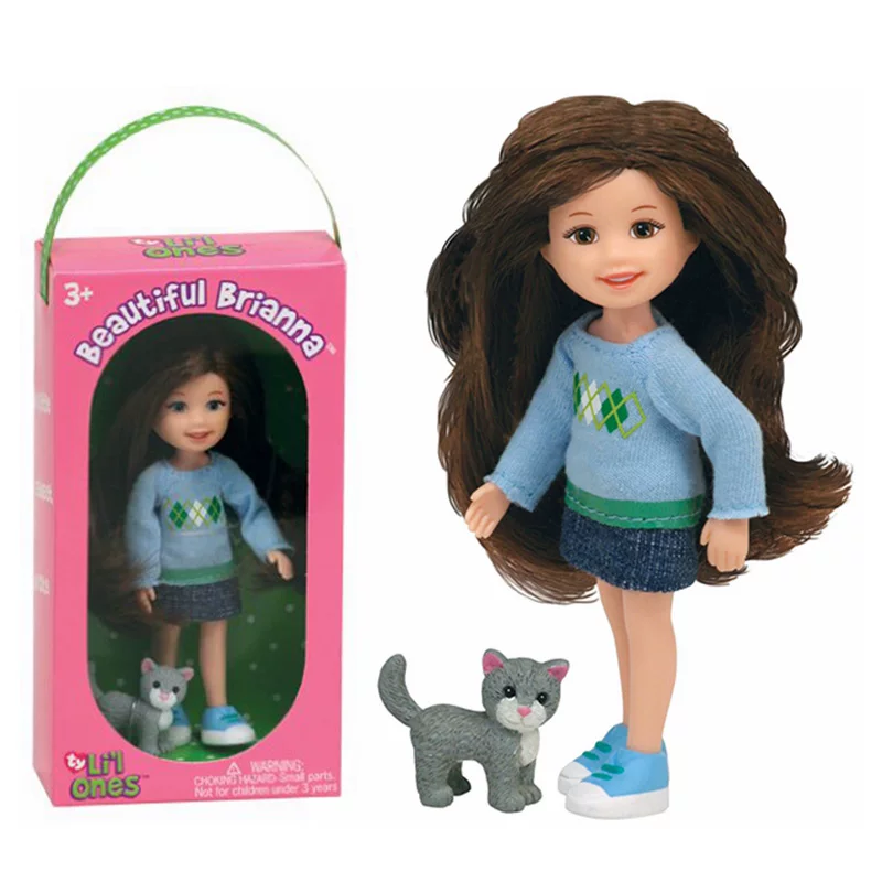 Любимые! Изысканная и красивая Ty li'l one мини Lily кукла карманная девочка подарочные игрушки