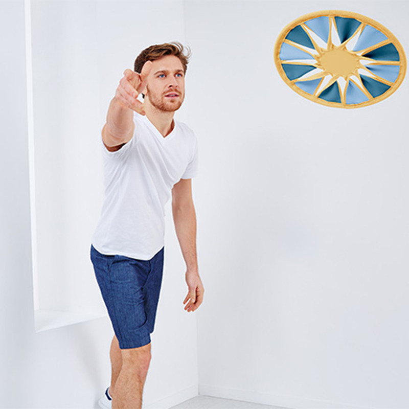 Beach fancy frisbee Children's rubber soft flying saucer Children's luminous frisbee Outdoor sports parent-child toys