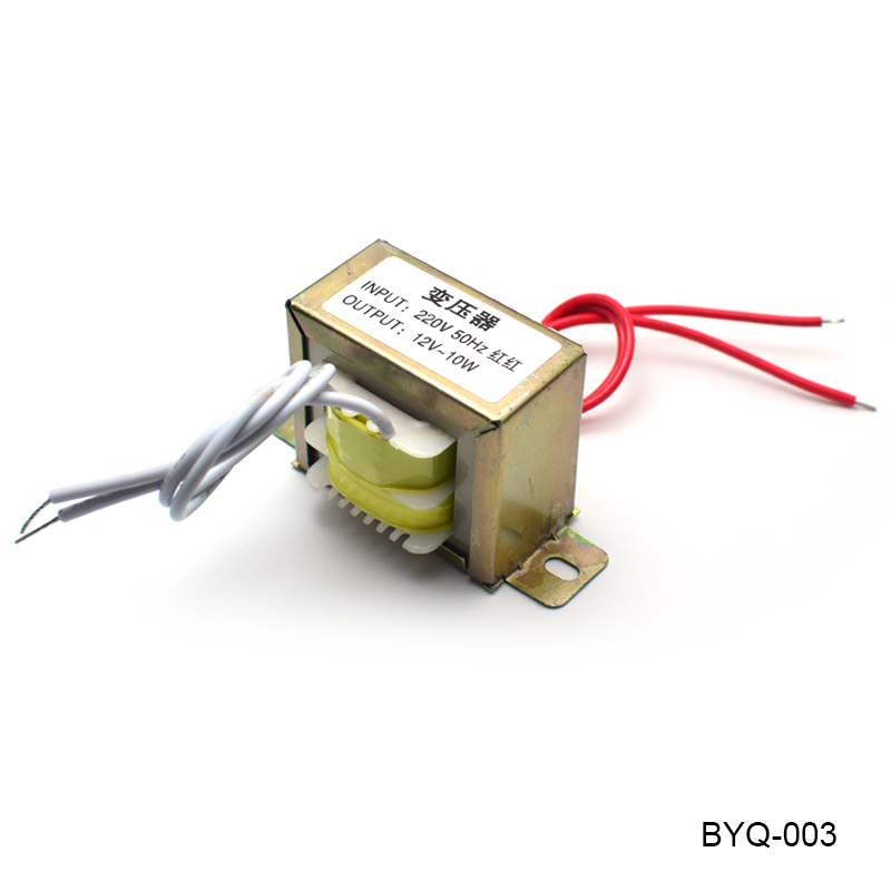 Pure Copper AC 12V10W Power Transformer Small Power Flame Cow Suitable for DIY Electronics