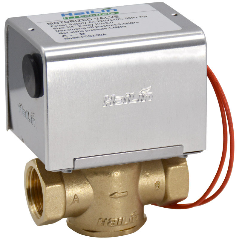 HaiLin Hailin central air conditioning fan coil FC two-way valve solenoid valve HLG234 old valve butterfly valve electric