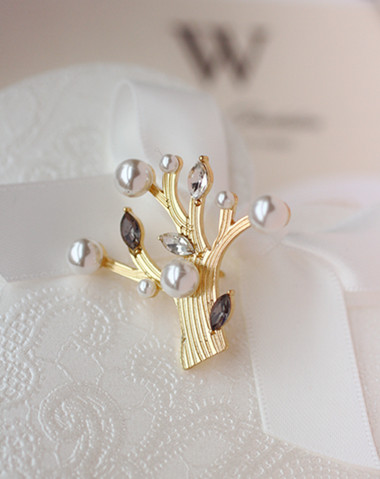 Broche en Alliage argent plaqué or - Ref 1171135 Image 8