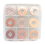 Лаос розовая швейная нить мясо розовая маленькая линейная коробка обнаженная розовая домашняя иглы 10 цветов без повторяющейся бесплатной доставки