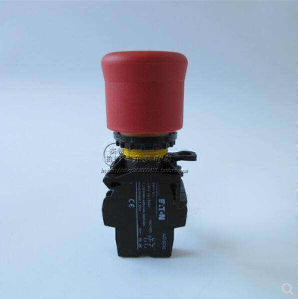 Eaton Muller two normally closed emergency stop button switch A22-RPV EC02 1NC 1NC