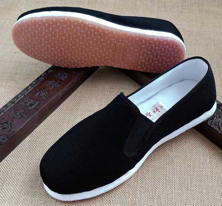 Old Beijing cloth shoes men's Melaleuca soft bottom dad middle-aged casual dress driving flat breathable elastic shoes