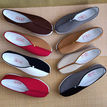 Monk shoes Old Beijing cloth shoes mens and Womens handmade melaleuca bottom monks monks nuns lay monks Zen tea repair Chinese retro shoes