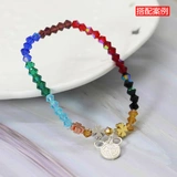 Подвеска, браслет, ожерелье и серьги, аксессуары, серебро 925 пробы