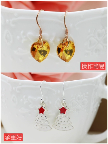 Аксессуары, серьги из жемчуга, серебро 925 пробы, DIY