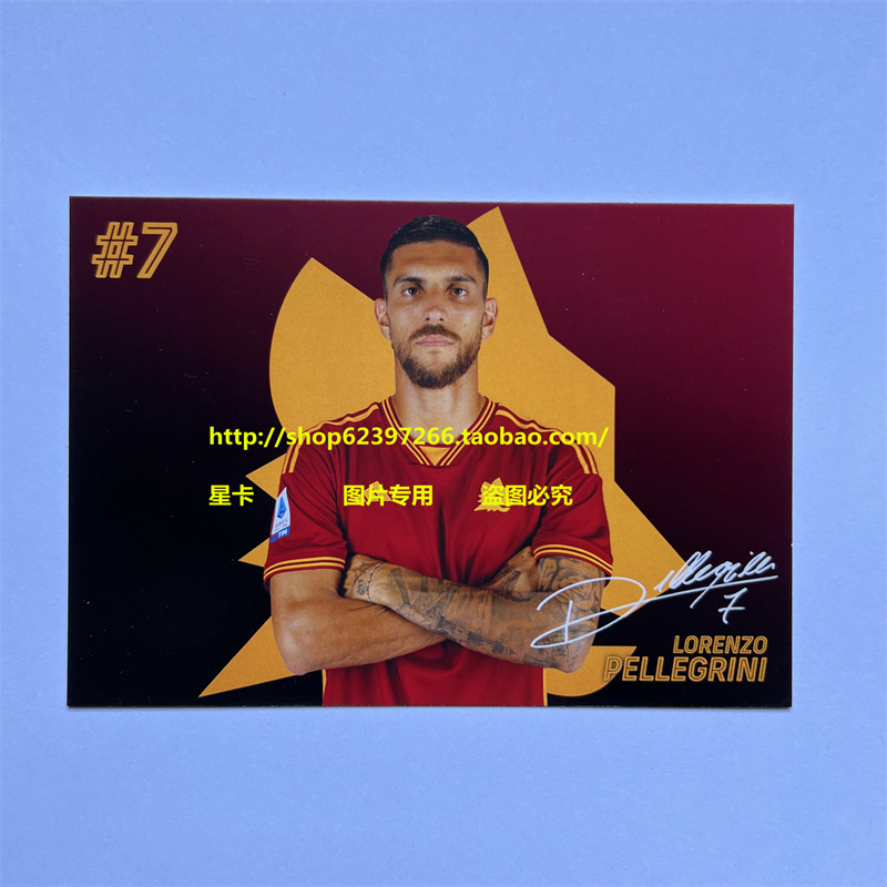 Roman white card Pellegrini Pellegrini white card print signature card official card 2324-Taobao