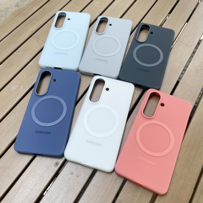 Suitable for Samsung S26Ultra Original Mobile Phone Case S26+ Liquid Silicone Magnetic Charging Galaxy S26 Genuine Protective Cover Silicone Hard Shell S26+ Anti-Fall Pure Color Business All-Inclusive Case