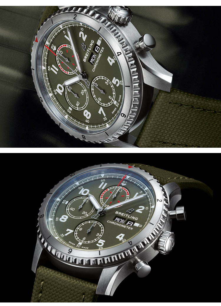 товар из китая breitling/百年灵飞行员8系列自动机械男表日历计时a133161a1l1x1