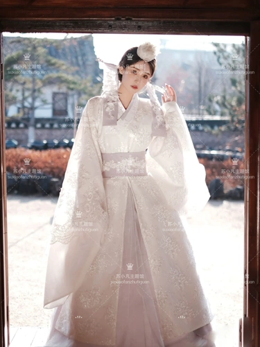 Принцесса Янджи Ханбок Фотография Фотография Фотография Фотография Фотография Корейское национальное платье дворца Традиционные дамы ежедневные фотопроводимость