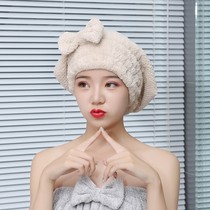 Dry Hair Hat Woman Cute Hat Style South Korea Bath Headscarf Super Absorbent Speed Dry Baotou Bath Cap Polished Hair Special