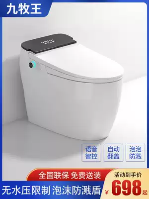 No water pressure limit smart toilet automatic flip voice remote control integrated foam shield instant hot household toilet