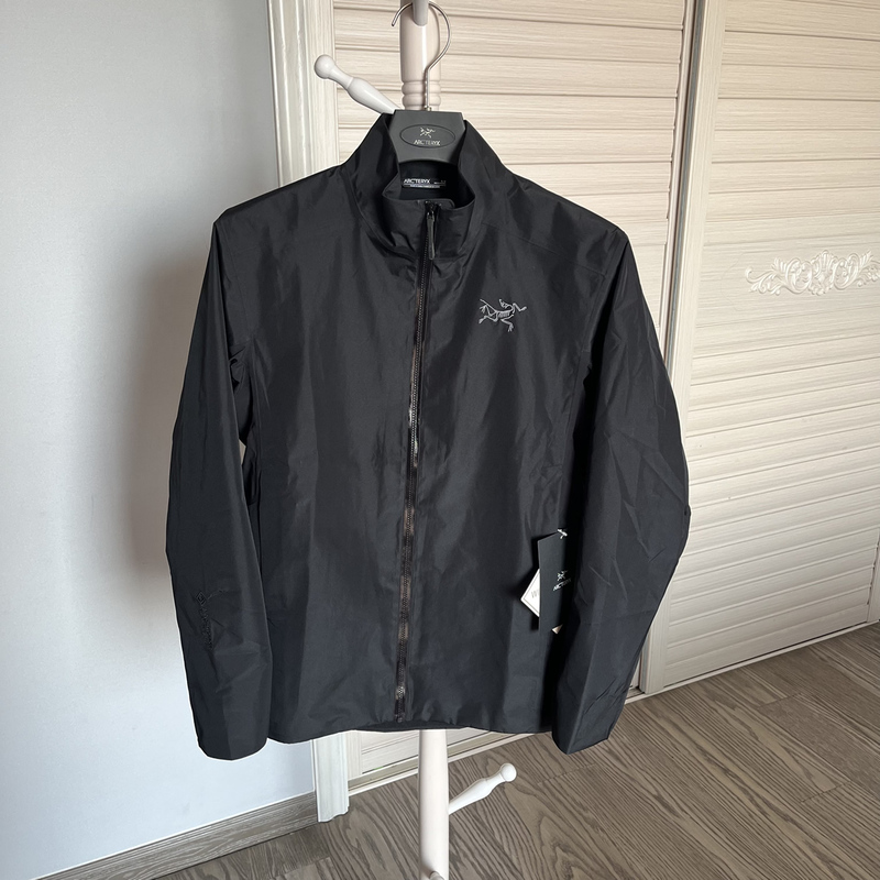 In Stock 25 New Arc'Teryx Solano Jacket Embroidered Windproof Softshell Stand Collar Jacket