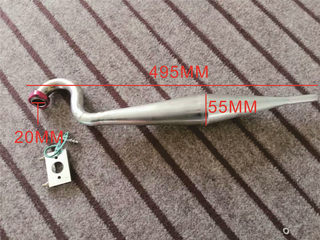 Ship model gasoline boat resonant pipe exhaust pipe integrated exhaust pipe with water cooling