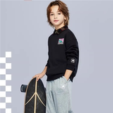 Converse 匡威 儿童280g重磅全棉双面印花卫衣 （110-150cm）  金币+券后64.74元包邮 详见正文