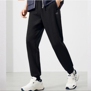 361度加绒针织运动长裤直筒裤