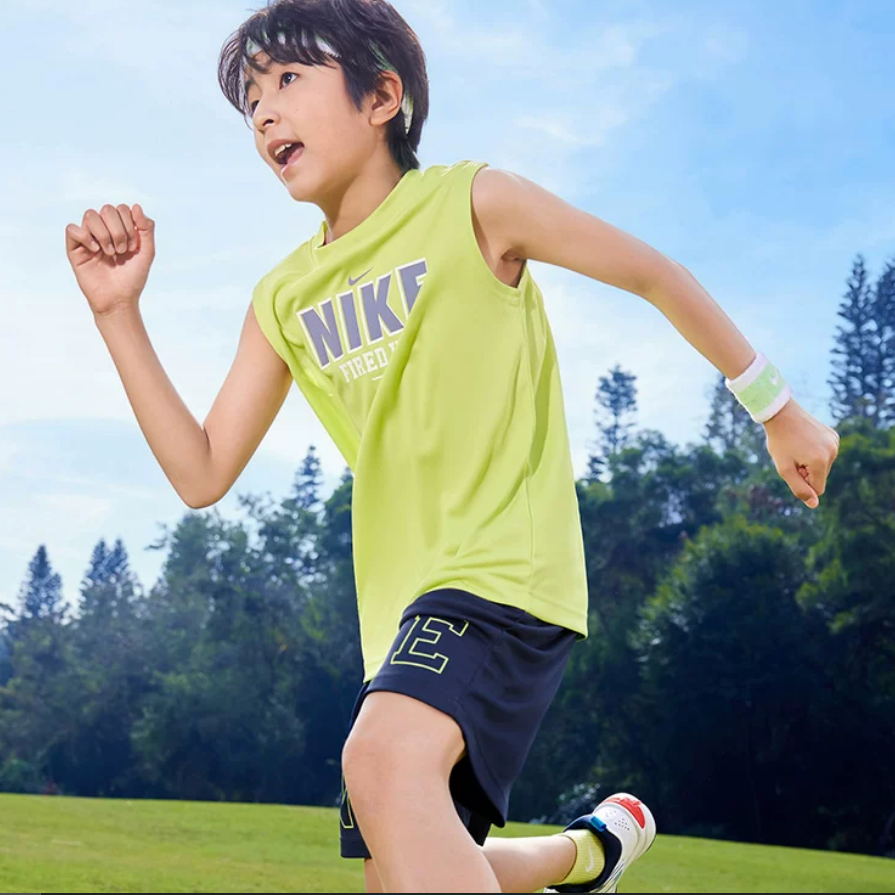 Nike3brand儿童套装男童心两件套装