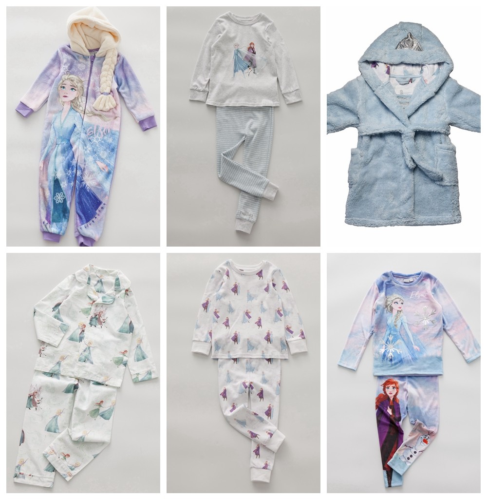 Snow 2 cotton wool Children's Home Suits Underwear Suit Autumn winter bathrobe Coral suede one-piece dress Long dress Long pants Long dress