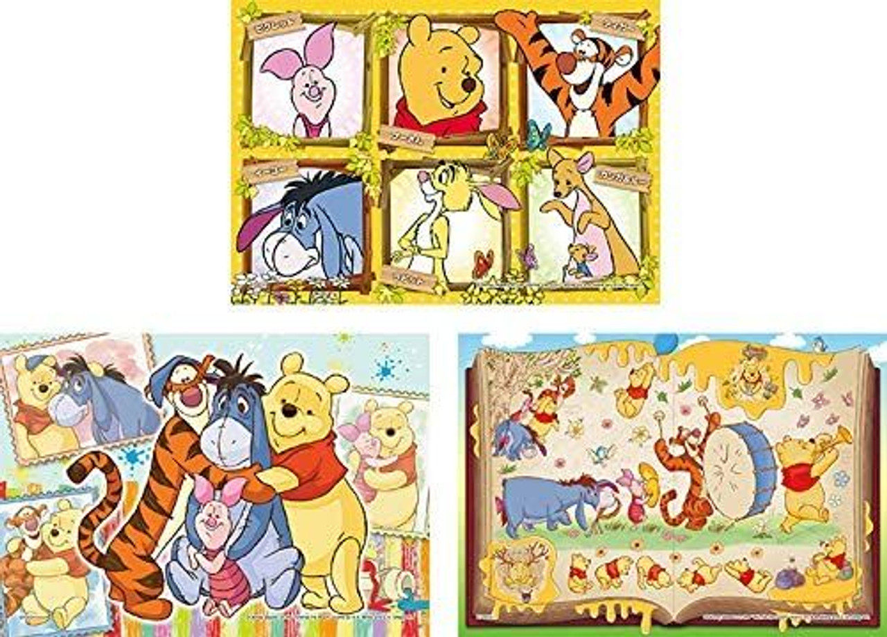 Japan epoch Winnie the Pooh and friends forever together children's puzzle set 42 56 63 pieces