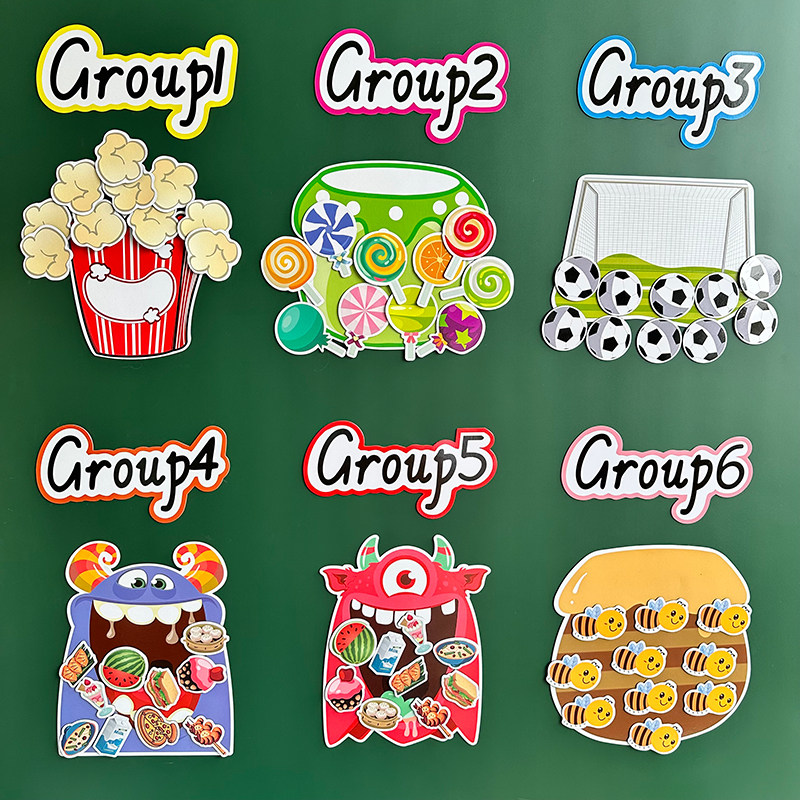 The fun magnetic sticker kindergarten english class group reward ...