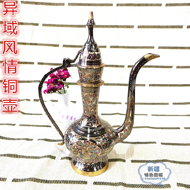 SnowLotus to make pot Pakistan bronze ware exotic swing of the European style Home hotel Hotel Decorations Promotion