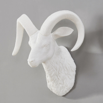 Cucai sheep head wall creative hanging decoration Nordic style bar KTV wall decoration animal head wall decoration pendant