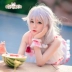 Sớm mèo quái vật sụp đổ 3 De Lisa mát mẻ mùa hè áo tắm COS quần áo bơi cosplay hàng ngày Cosplay