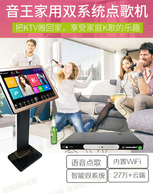 Sound King karaoke machine host family KTV all-in-one machine intelligent remote control karaoke system mobile phone wireless jukebox